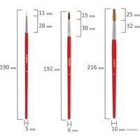 Набор кистей Пифагор 200228 (3 шт)