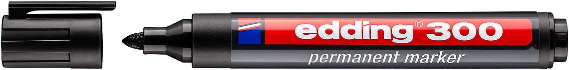 

Маркер перманентный Edding 300 e-300-1 (черный)