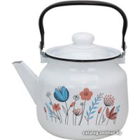 Чайник без свистка Эмаль 01-2713/4 (цветочки)