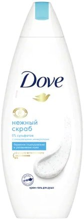 

Dove Гель-скраб для душа Нежное обновление 250 мл