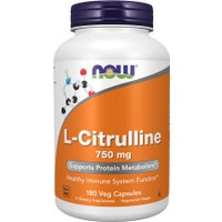 Цитруллин Now Foods L-Citrulline 750 мг (90 капсул) в Солигорске