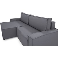 Угловой диван Mio Tesoro Дюссельдорф 293 1.5ек-1.5пф (1173 Savanna Plus Grafit)