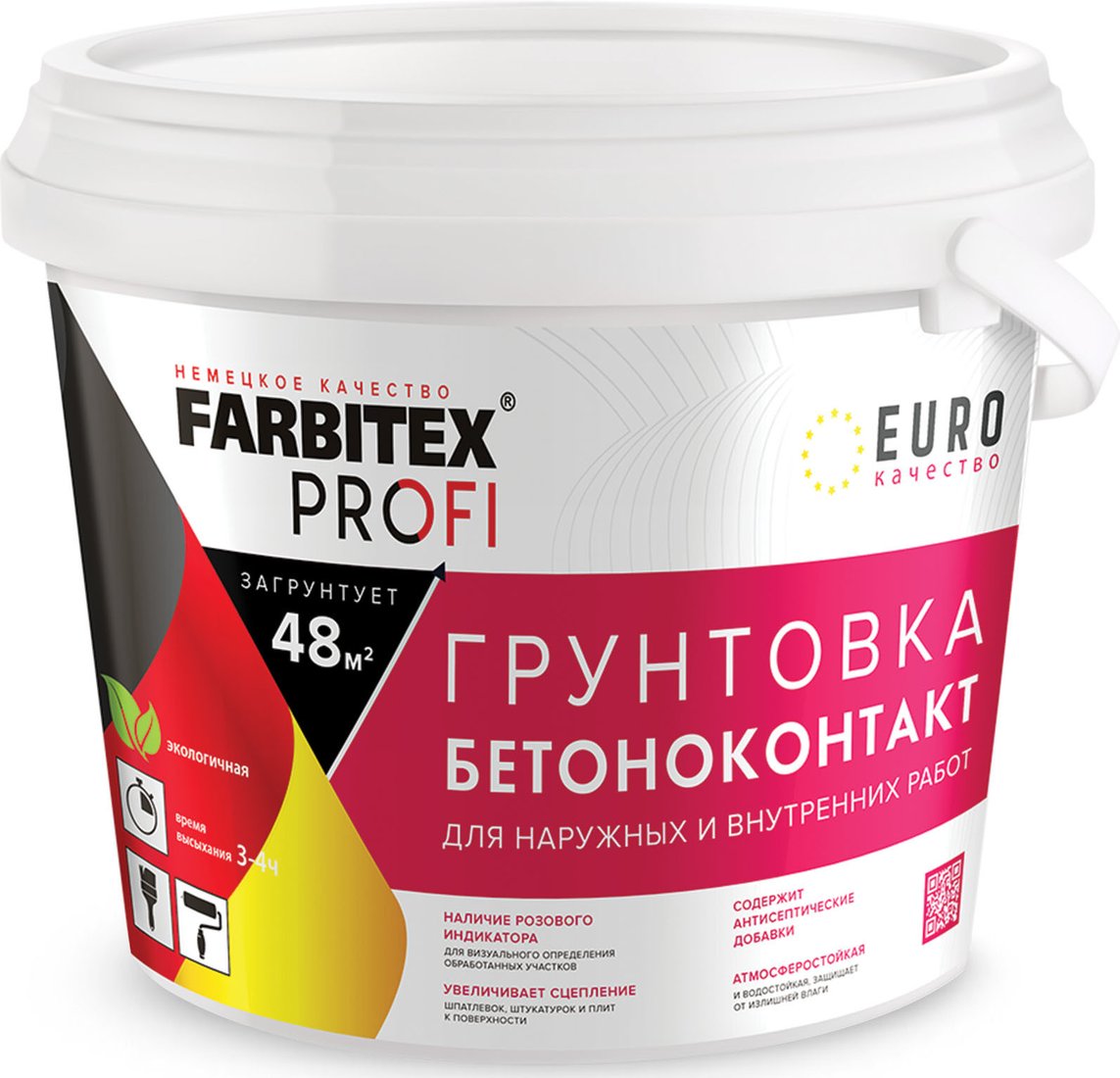 

Акриловая грунтовка Farbitex Профи Бетонконтакт (12 кг)