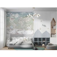 Фотообои Citydecor Детская Карта мира 351 400x260