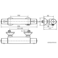 Смеситель Ideal Standard Ceratherm 50 A6367AA