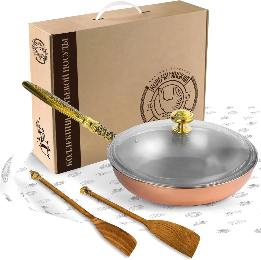 

Сковорода Кольчугинский мельхиор КМ20220306