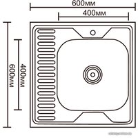 Кухонная мойка Ledeme L76060-R