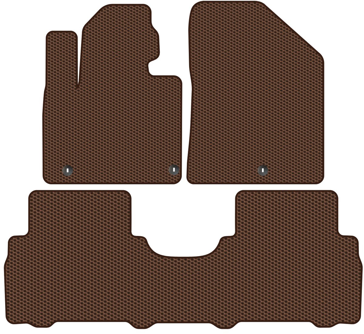 

Комплект ковриков для авто Alicosta Kia Sorento Prime III (suv 5 мест / UM) 2014 - 2020 (коричневый, сота)