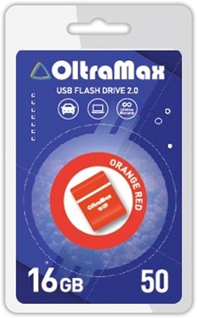 

USB Flash OltraMax 50 16GB (оранжевый)