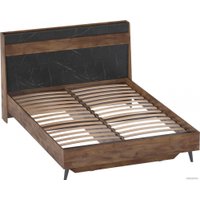 Кровать Мебельград Браун 160x200 (таксония/мрамор неро маркина)