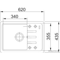 Кухонная мойка Franke BSG 611-62 [114.0391.164]