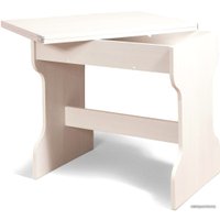 Обеденная группа Анмикс ЛДСП с кухонным уголком (бодега/кожзам капучино)