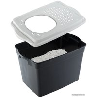 Туалет-домик Ferplast Jumpy (белый/серый)