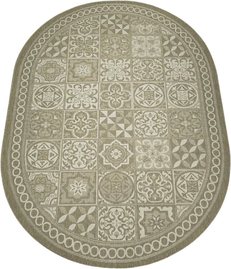 Циновка БелКа Флурлюкс 50319 50522 Овал (1.2х1.7)