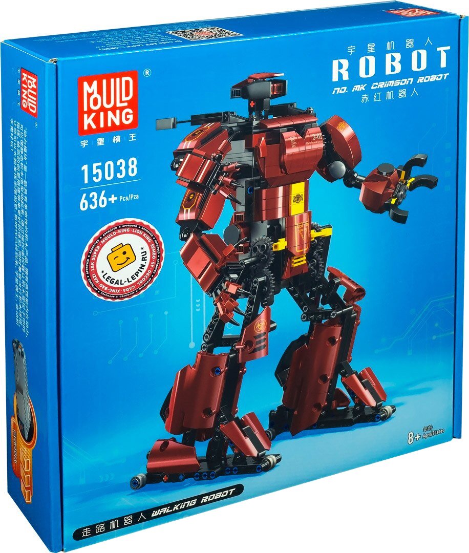 

Конструктор Mould King Robot 15038 Багровый Тайфун
