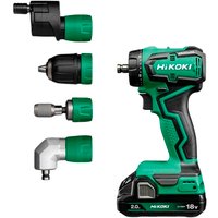 Дрель-шуруповерт Hikoki DS18DDQ WSZ (с 2-мя АКБ, кейс)