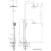 Душевая система  Lemark LM3962C