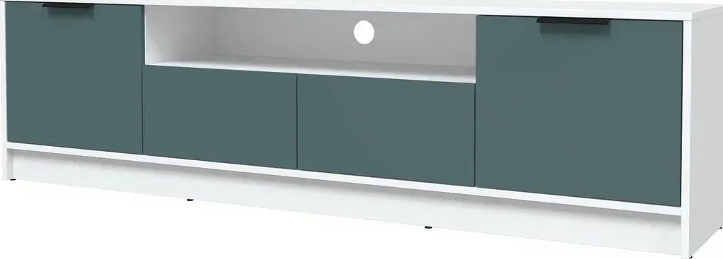 

Тумба Интерлиния ТВ Концепт КТ-ТВ4-50 Глосс (белый платинум/верде)