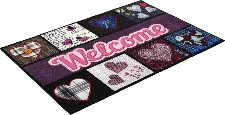 

Придверный коврик Vortex Velur Welcome 40x60 24237 (цветной принт)