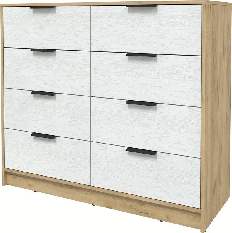 

Комод Интерлиния Концепт КТ-К117 Глосс (дуб золотой/дуб полярный)