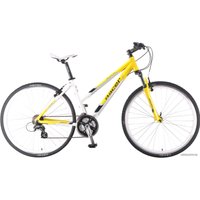 Велосипед Racer Alpina Lady (белый/желтый)