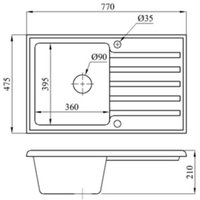 Кухонная мойка БелЭворс Со смесителем и дозатором Styl L + L74004-9 + L405-1 (серый/сатин)