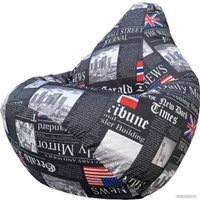 Кресло-мешок Flagman Груша Мега Г3.7-31 Times (серый)