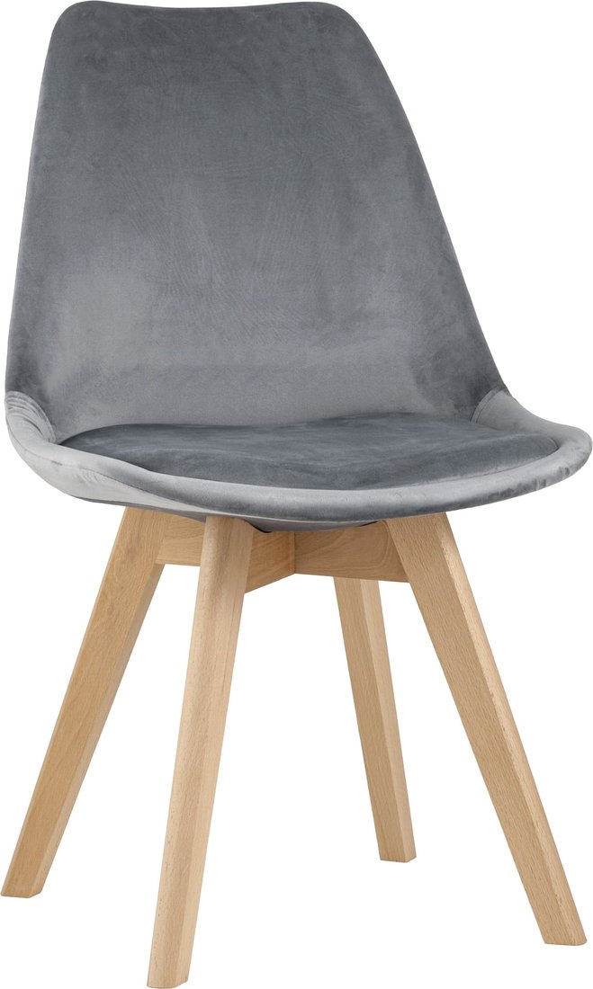 

Стул Stool Group Frankfurt велюр (серый)
