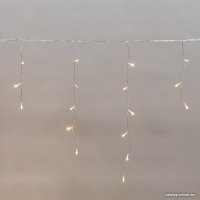 Гирлянда бахрома Neon-Night Айсикл 10х0.6 м 255-546 (теплый белый)