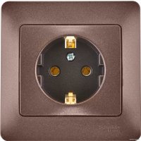 Розетка Schneider Electric Glossa GSL000842 (шоколад)