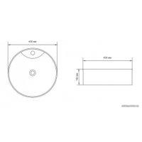 Умывальник Aquanet Moon-2-MB 273671