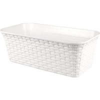 Вазон Violet Ротанг 354006 (белый)