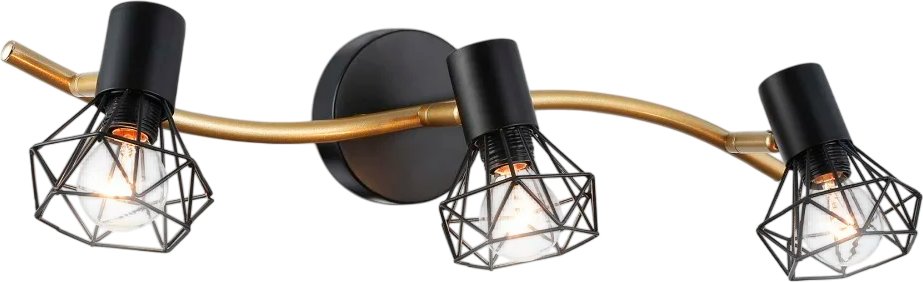 

Спот Ambrella TR8657/3 BK/GD (черный/золото)
