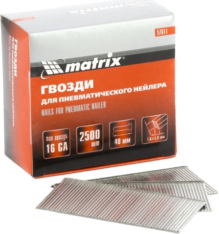 

Гвозди Matrix 57611 (2500 шт)