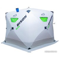 Палатка для зимней рыбалки Bison Moon (белый/зеленый)