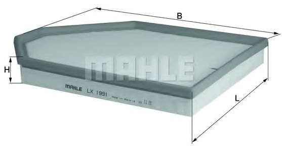 

Воздушный фильтр Mahle Knecht LX1991