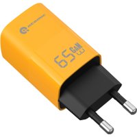 Сетевое зарядное Atomic UniQ G651 GAN 65W (желтый) в Солигорске