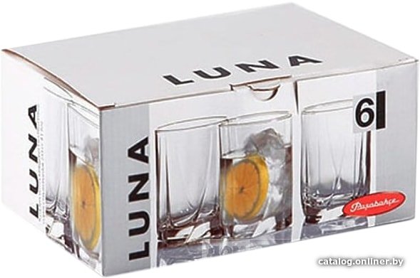 Набор стаканов для воды и напитков Pasabahce Luna 42378