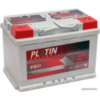 Автомобильный аккумулятор Platin Pro R+ низ (75 А·ч)
