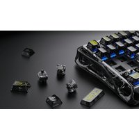 Клавиатура Gravastar Mercury K1 Lite Transparent Black (GravaStar x BSUN)