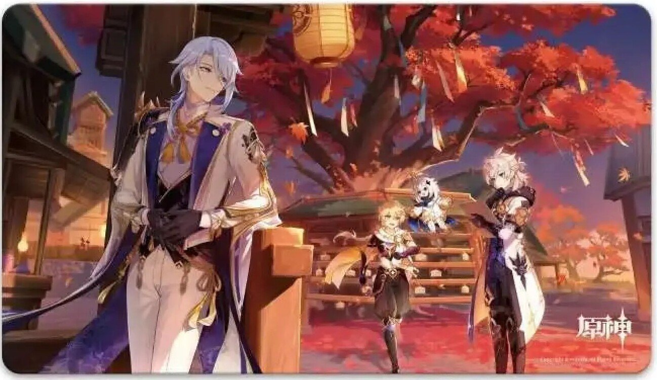 Коврик для стола miHoYo Genshin Impact Zephyr Of The Violet Garden GEN421