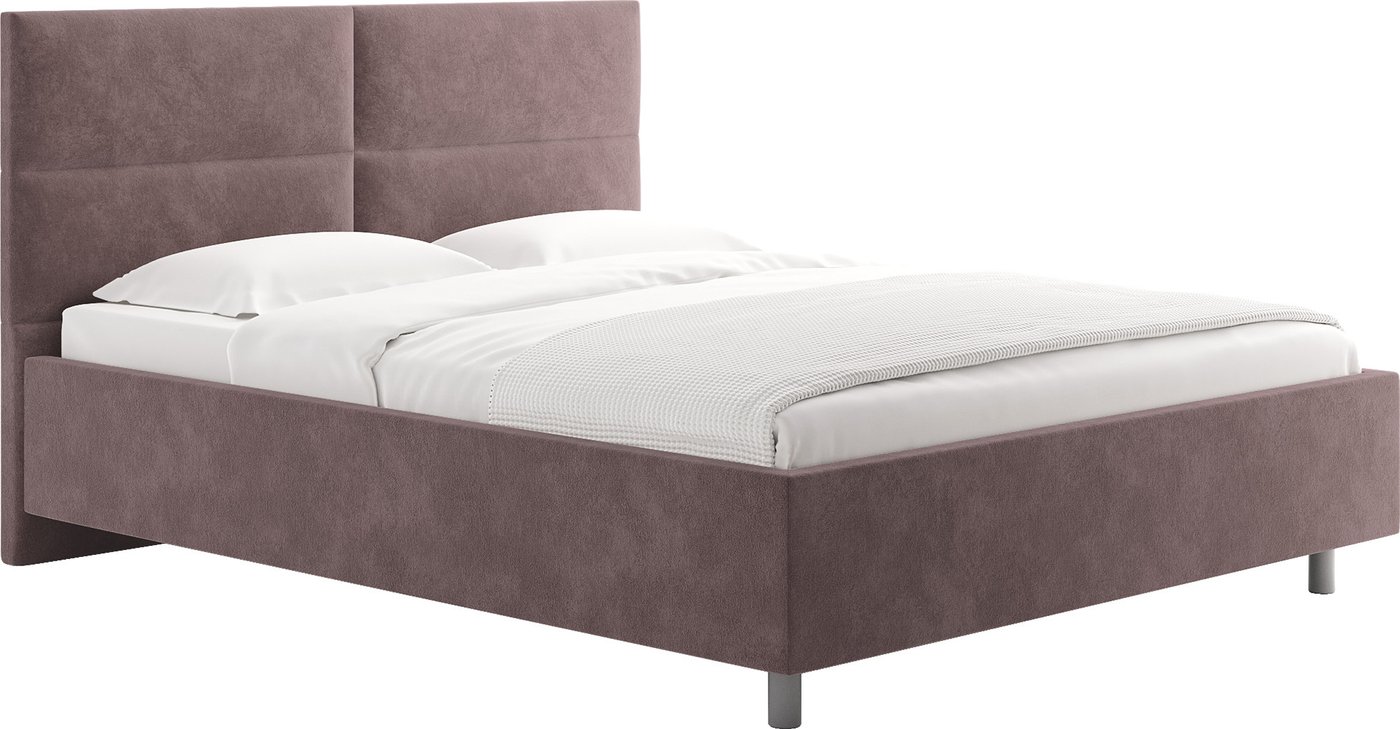 Кровать Сонум Omega 160x200 (микровелюр кофе)