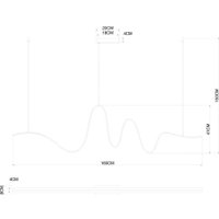 Подвесная люстра Divinare Stark 1926/01 SP-34