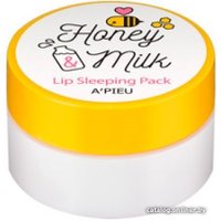  A'Pieu Маска для губ Honey & Milk Lip Sleeping Pack