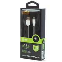 Кабель CACTUS USB Type-A - USB Type-C CS-USB.A.USB.C-1.5 (1.5 м, белый)