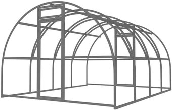 Теплица Белзабор B-PRO Люкс 3х8 м 40х20х0,8 мм 0,67 м