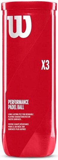 Мячи для падел-тенниса Wilson Padel X3 Yellow (3 шт.)