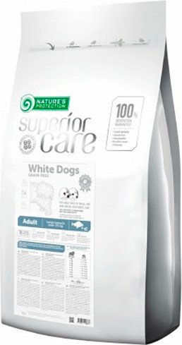 

Сухой корм для собак Nature's Protection SC Whitе Dogs Grain Free White Fish Large Breeds 17 кг