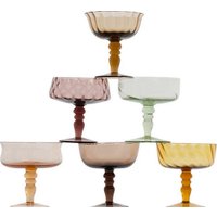 Набор бокалов для шампанского Bitossi Diseguale MCV02022 (6шт)