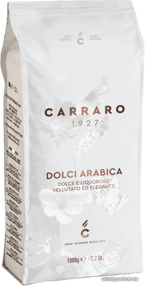 Кофе Carraro Dolci Arabica в зернах 1000 г